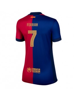 Barcelona Ferran Torres #7 Replika Hemmakläder Dam 2024-25 Kortärmad